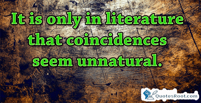 Top 2 Quotes on “Coincidence” with Author name and Quote’s Image